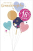 Personalised Age Granddaughter Birthday Card