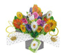 Second Nature Pop Ups Flowers Birthday Card with "For You On Your Birthday" Lettering