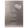 Christmas Wish for Dad from Both Cute Card Silver Foil