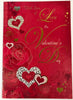 With Lots of Love on Valentine's Day Sentimental Verse Roses & Heart Card