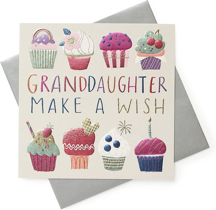 Granddaughter Birthday Card Cup Cakes