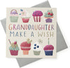 Granddaughter Birthday Card Cup Cakes