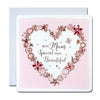 Amazing Mum Handmade Crystals & Glitter Luxury Mother's Day Large Card