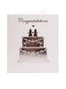Mr And Mrs Silver Cake Female Civil Partnership Wedding Card