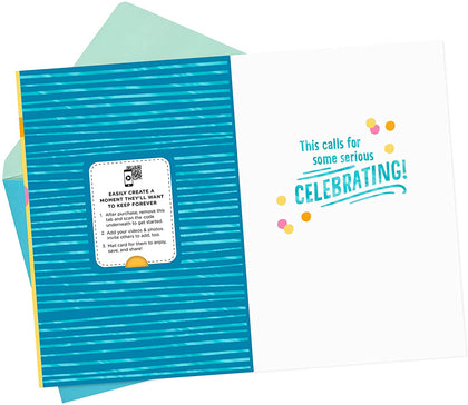 Personalized Video Congratulations Card, Yay You (Record Your Own Video Greeting)