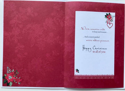 With Love To A Special Family Foil And Glitter Finished Christmas Card