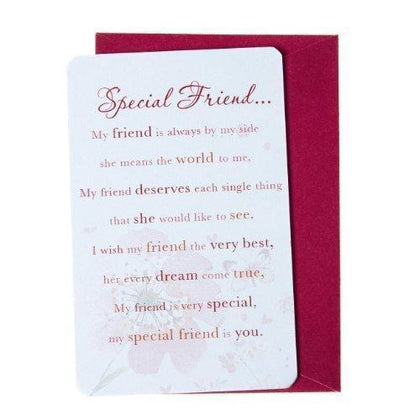 Words of Endearment Special Friend... Mini Card