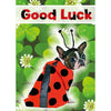 Good Luck Cute Dog 3D Holographic Greetings Card