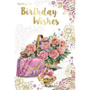 Sending You Birthday Wishes Open Female Celebrity Style Greeting Card