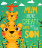 Mum You're Great From Son Mother's Day Card Jolly Creatures Card