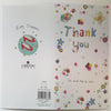 Sweet Butterflies Bird & Flowers Thank You Greeting Card