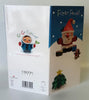 Cute Santa & Robin Christmas Money Wallet Card