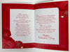 With Lots of Love on Valentine's Day Sentimental Verse Roses & Heart Card