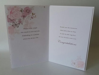 To The Happy Couple Wedding Greetings Card
