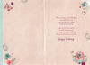 Stunning And Wonderfully Worded For A Very Special Granddaughter Birthday Card