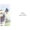 Man Golfing Birthday Card Just For You