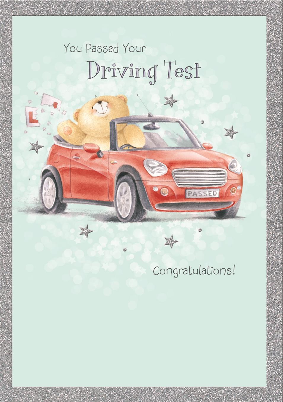 P Sign Driver Congratulations On Passing Driving Test Car Design Congratulation Card – Collect Cards