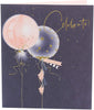 Celebrate Metallic Gold Foil Finished Balloons Greeting Card