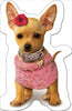 Puppy Die-cut Design Foil Colourful Birthday Greeting Card