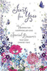 Wishing Well Studios Greetings Card Birthday Purple Butterflies