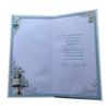 Loss of Wife Bible and Lily Flower Design Sympathy Opacity Card