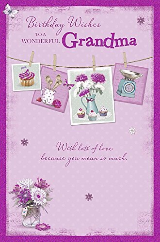 Grandma You Mean So Much Nice Verse Birthday Card