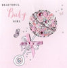 Beautiful Baby Girl Card by Second Nature