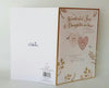 Son And Daughter In Law Gold And Pearl Hearts Design Anniversary Card
