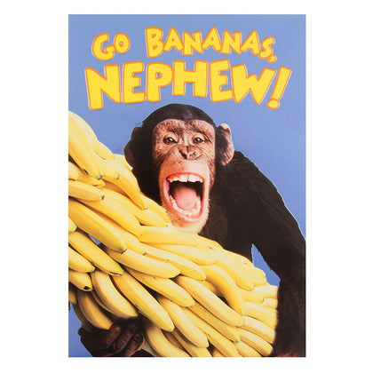 Nephew Birthday Card 'Go Bananas' 