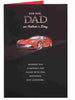 For Dad Red Sports Car Attachment Father's Day Card