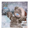 Let It Snow Me to You Bear Design 3D Holographic Christmas Card
