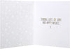 It's Your Christening Cute Teddy Bear Design Open Greeting Card