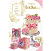 Happy Birthday Enjoy Your Special Day Open Female Celebrity Style Greeting Card