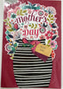 Stand Up Sparkling Flowers with Butterflies Happy Mothers Day Pop Up Card