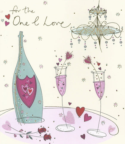 For the One I Love valentine card