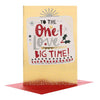 One I Love Medium Christmas Card "Big Time"
