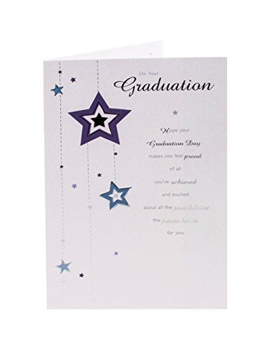 Hanging Stars Graduation Congratulations Card By Gibson